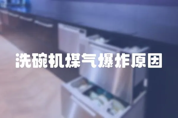 洗碗機煤氣爆炸原因