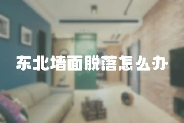 東北墻面脫落怎么辦
