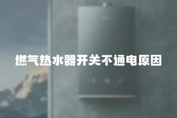 燃氣熱水器開關不通電原因