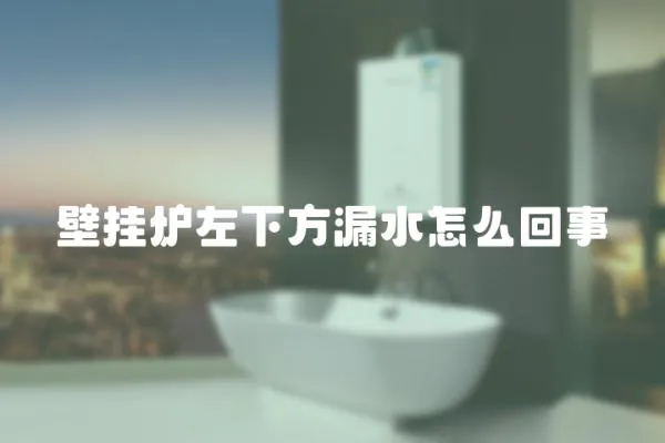 壁掛爐左下方漏水怎么回事