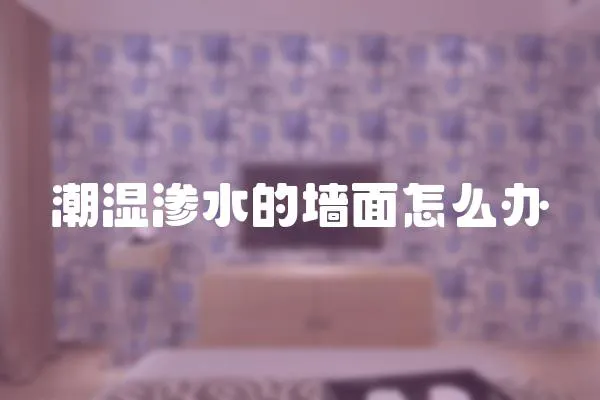 潮濕滲水的墻面怎么辦