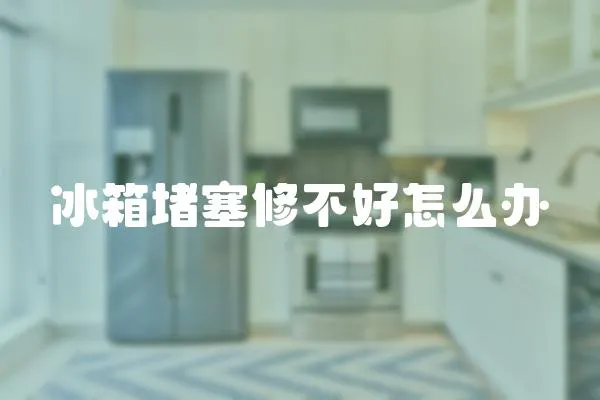 冰箱堵塞修不好怎么辦