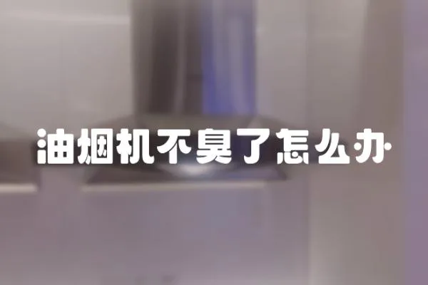 油煙機(jī)不臭了怎么辦