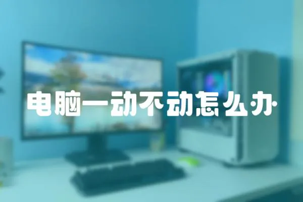 電腦一動不動怎么辦