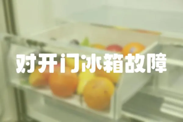 對開門冰箱故障