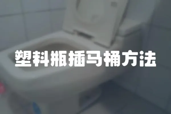 塑料瓶插馬桶方法