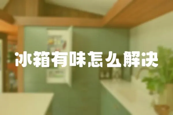 冰箱有味怎么解決