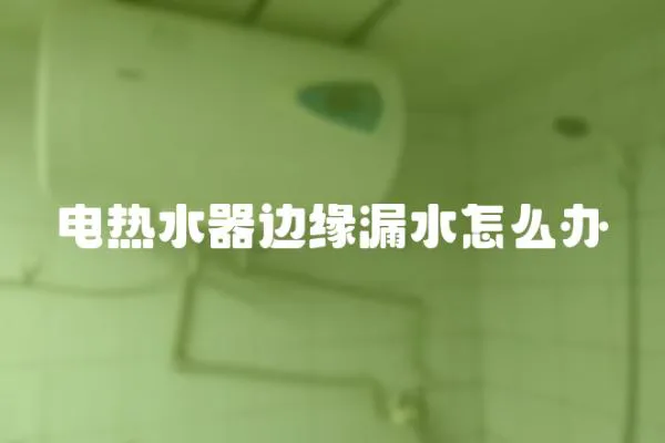 電熱水器邊緣漏水怎么辦