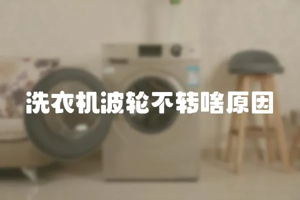 洗衣機波輪不轉啥原因
