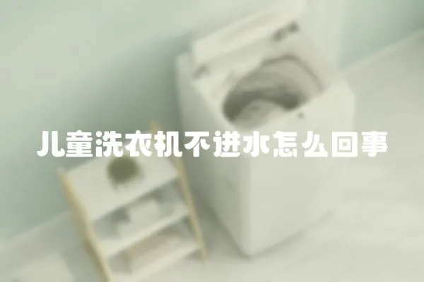 兒童洗衣機不進水怎么回事