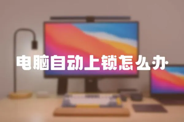 電腦自動上鎖怎么辦