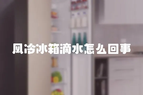 風冷冰箱滴水怎么回事