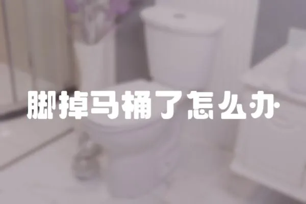 腳掉馬桶了怎么辦