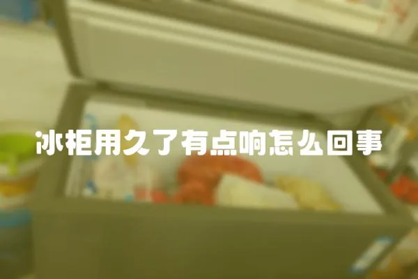 冰柜用久了有點響怎么回事