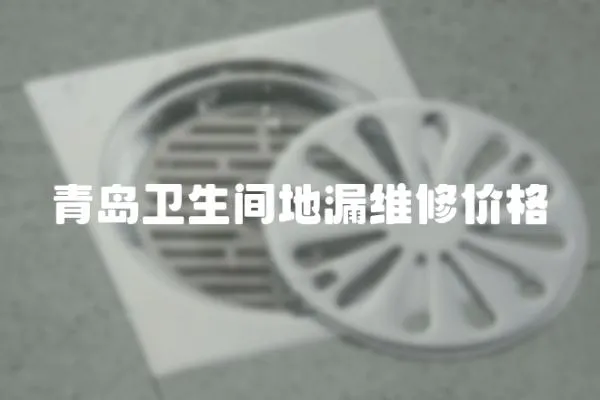青島衛(wèi)生間地漏維修價格
