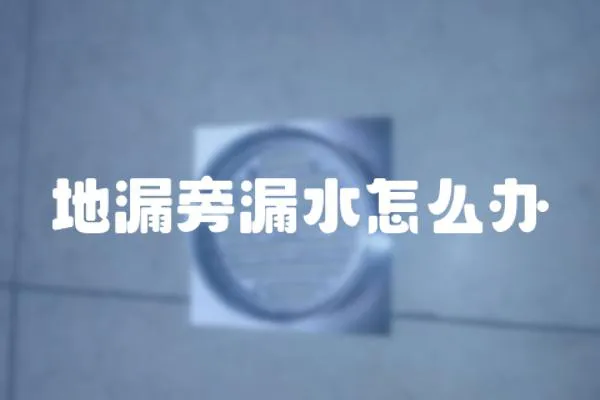 地漏旁漏水怎么辦