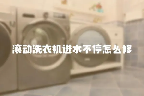 滾動洗衣機進水不停怎么修
