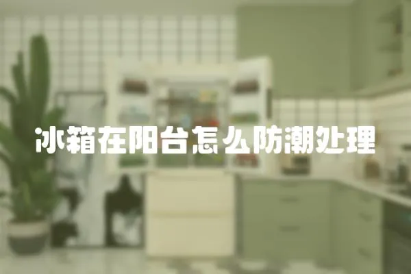 冰箱在陽臺怎么防潮處理