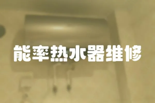 能率熱水器維修