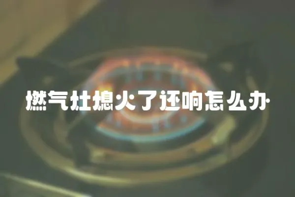燃氣灶熄火了還響怎么辦