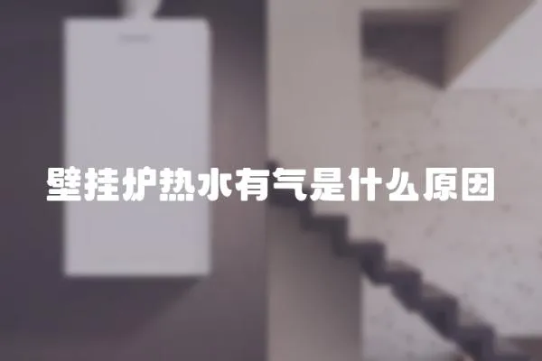 壁掛爐熱水有氣是什么原因