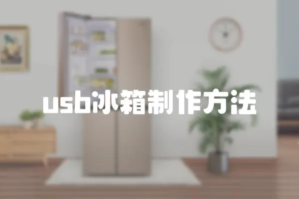 usb冰箱制作方法