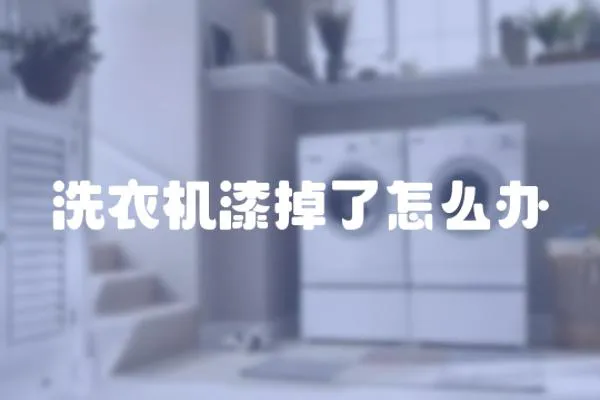 洗衣機漆掉了怎么辦