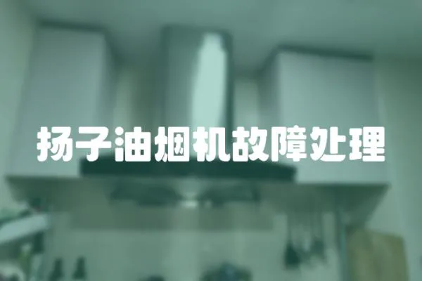 揚(yáng)子油煙機(jī)故障處理