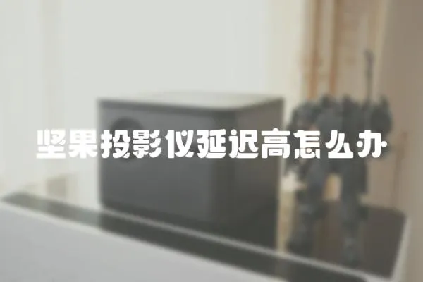 堅果投影儀延遲高怎么辦