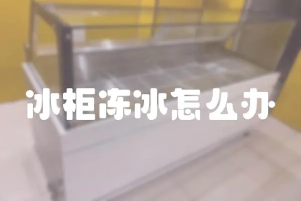冰柜凍冰怎么辦