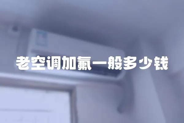 老空調加氟一般多少錢