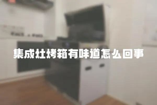 集成灶烤箱有味道怎么回事