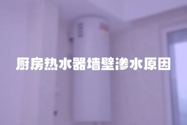 廚房熱水器墻壁滲水原因