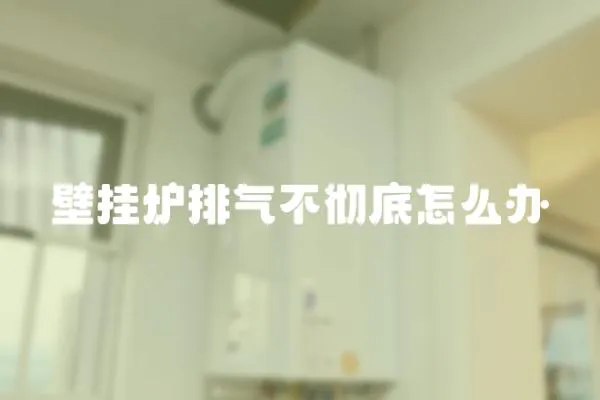 壁掛爐排氣不徹底怎么辦