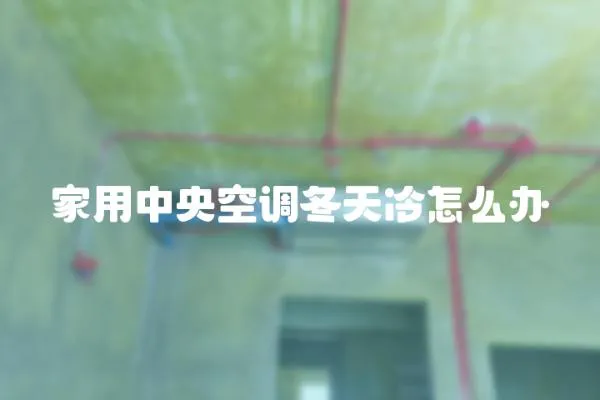 家用中央空調冬天冷怎么辦