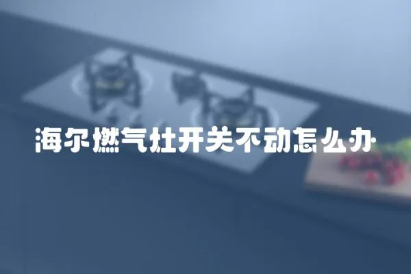 海爾燃氣灶開關不動怎么辦