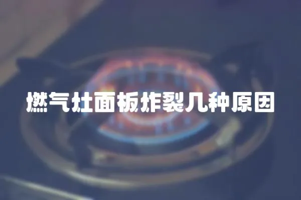 燃?xì)庠蠲姘逭褞追N原因