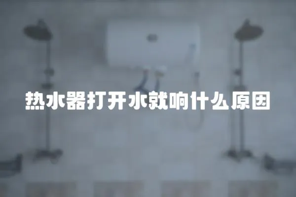 熱水器打開水就響什么原因