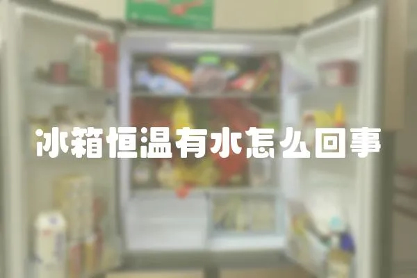 冰箱恒溫有水怎么回事