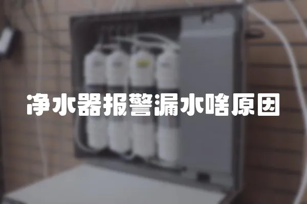 凈水器報警漏水啥原因