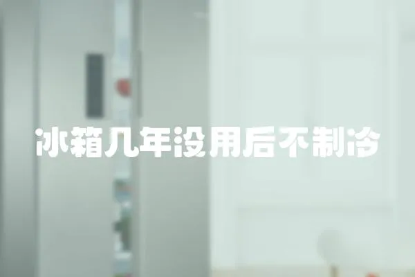 冰箱幾年沒用后不制冷