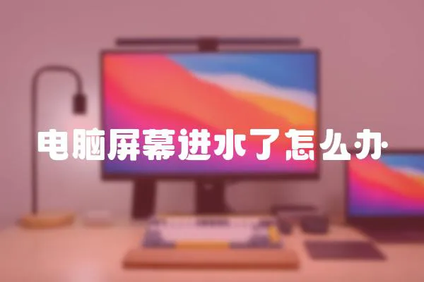 電腦屏幕進(jìn)水了怎么辦