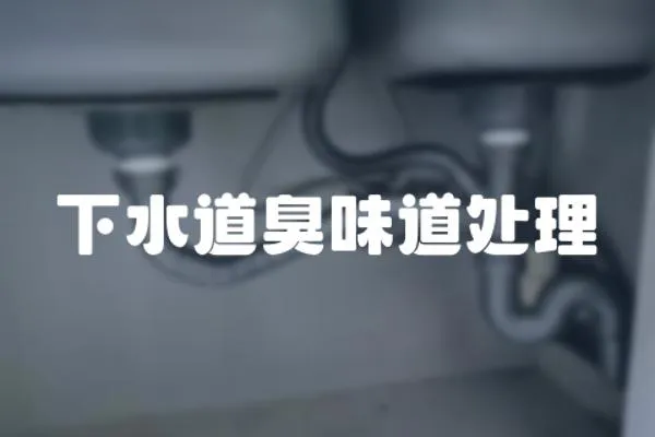 下水道臭味道處理