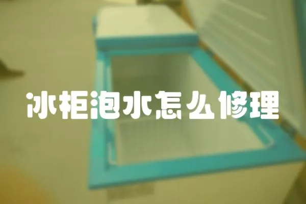 冰柜泡水怎么修理