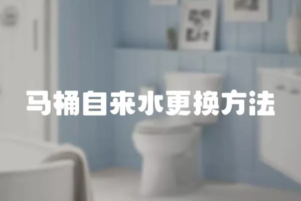 馬桶自來水更換方法