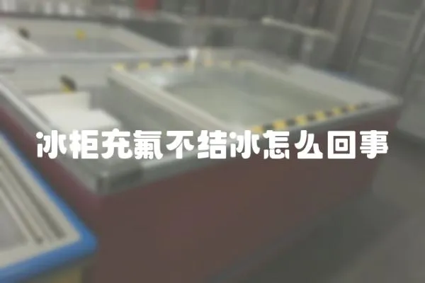 冰柜充氟不結冰怎么回事