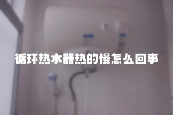 循环热水器热的慢怎么回事