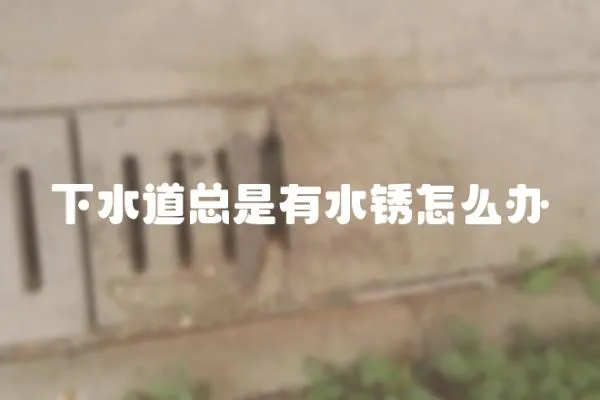 下水道總是有水銹怎么辦