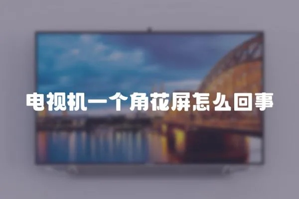 電視機一個角花屏怎么回事