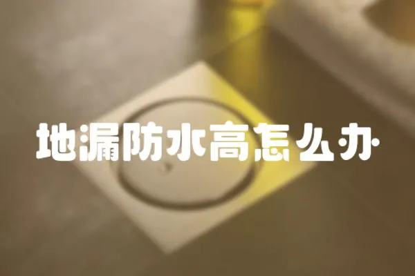 地漏防水高怎么辦